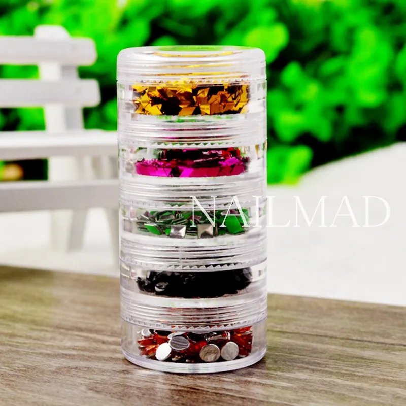 Пустая емкость для хранения 3 г прозрачные пластиковые банки контейнеры