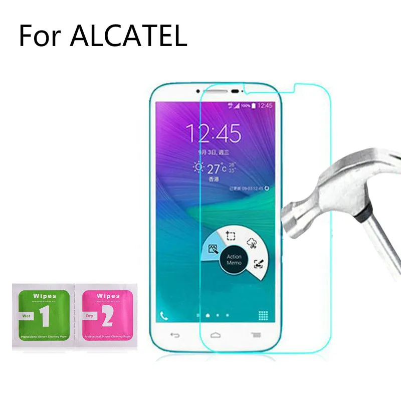 Защитная пленка для экрана закаленное стекло ALCATEL One Touch C3 C5 C7 C9 5017 7046 с