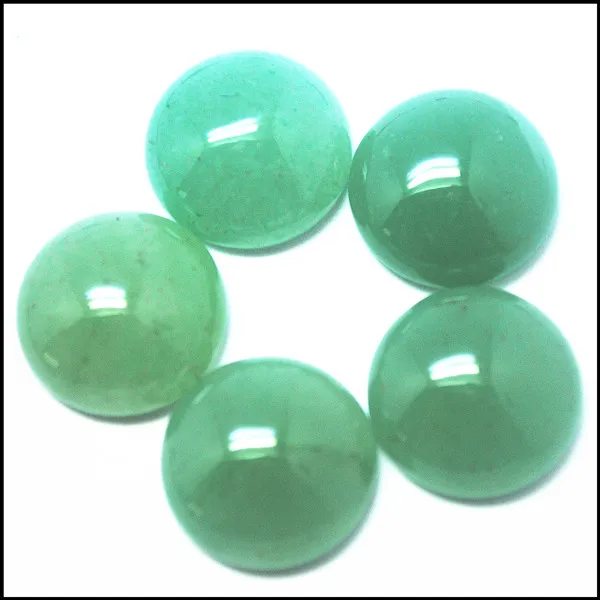 green aventurine 4 шт. натуральный камень кабошоны 20 мм Круглой Формы Кабошоны металлическая основа Подвески Аксессуары для изготовления содалит сердолик черный onxy тигр - Цвет: green aventurine