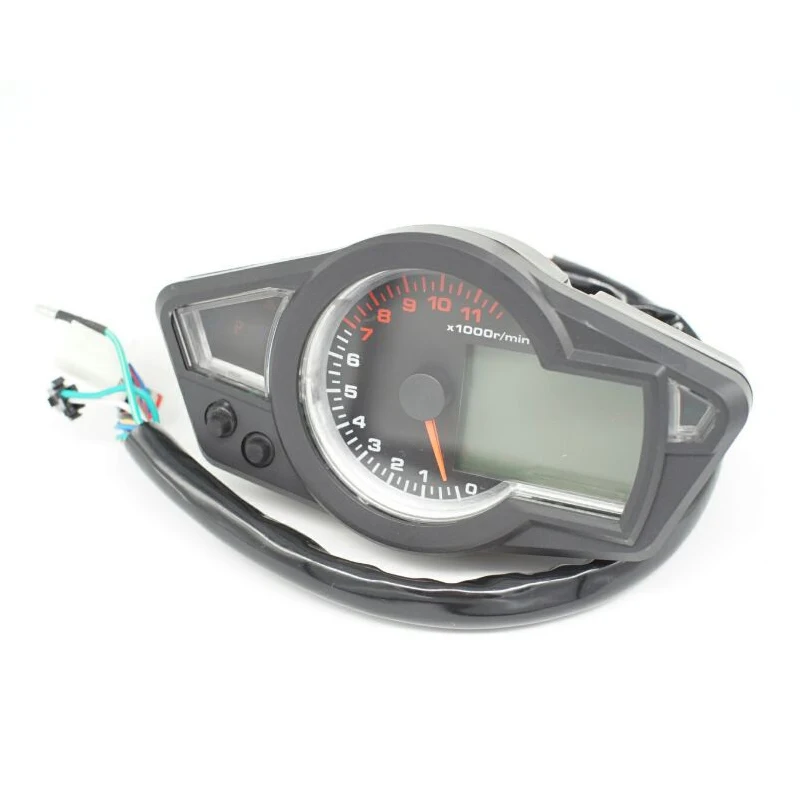 Мотоцикл ЖК дисплей Скорость ometer одометр спидометр тахометр универсальный