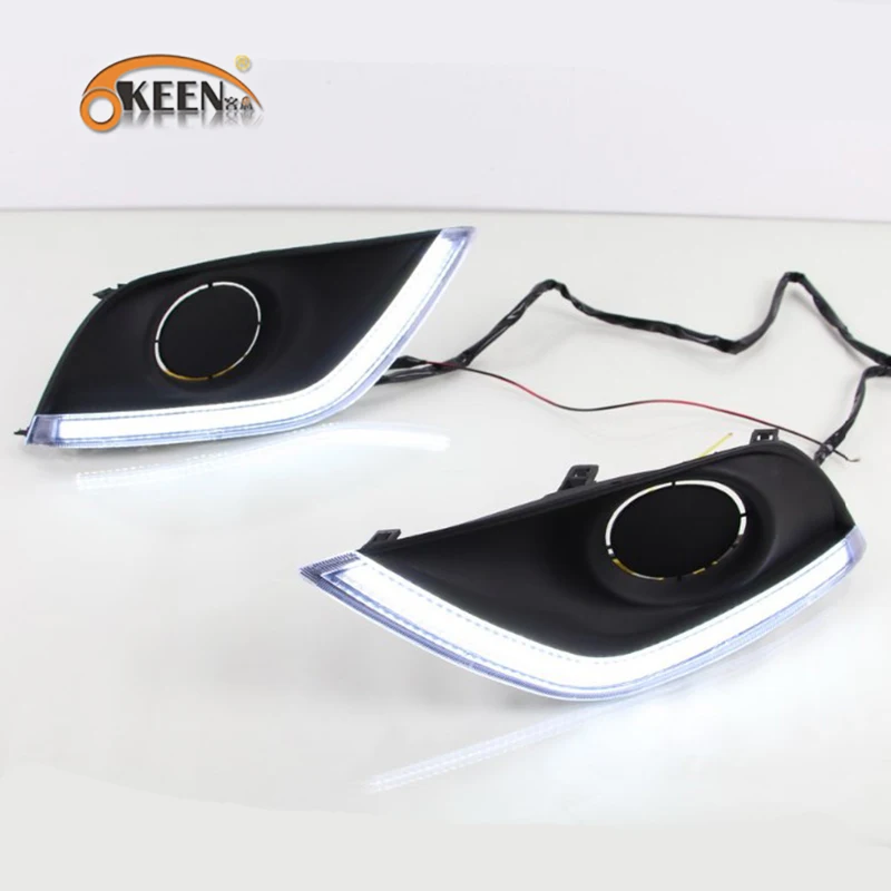 OKEEN 2x Автомобильный светодиодный светильник дневного света для Nissan Almera Latio Sunny Versa