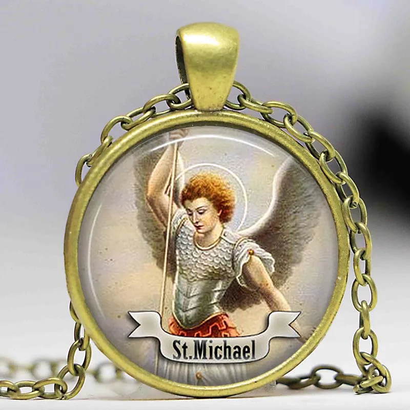 Подвеска с Майклом подвеска изображением святого Майкла подарочные украшения