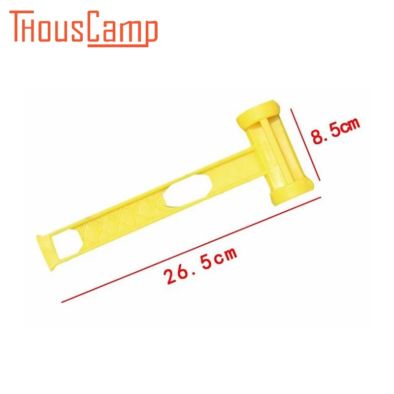Открытый пластиковый молоток с Extactor Кемпинг гвозди портативный ультра легкий