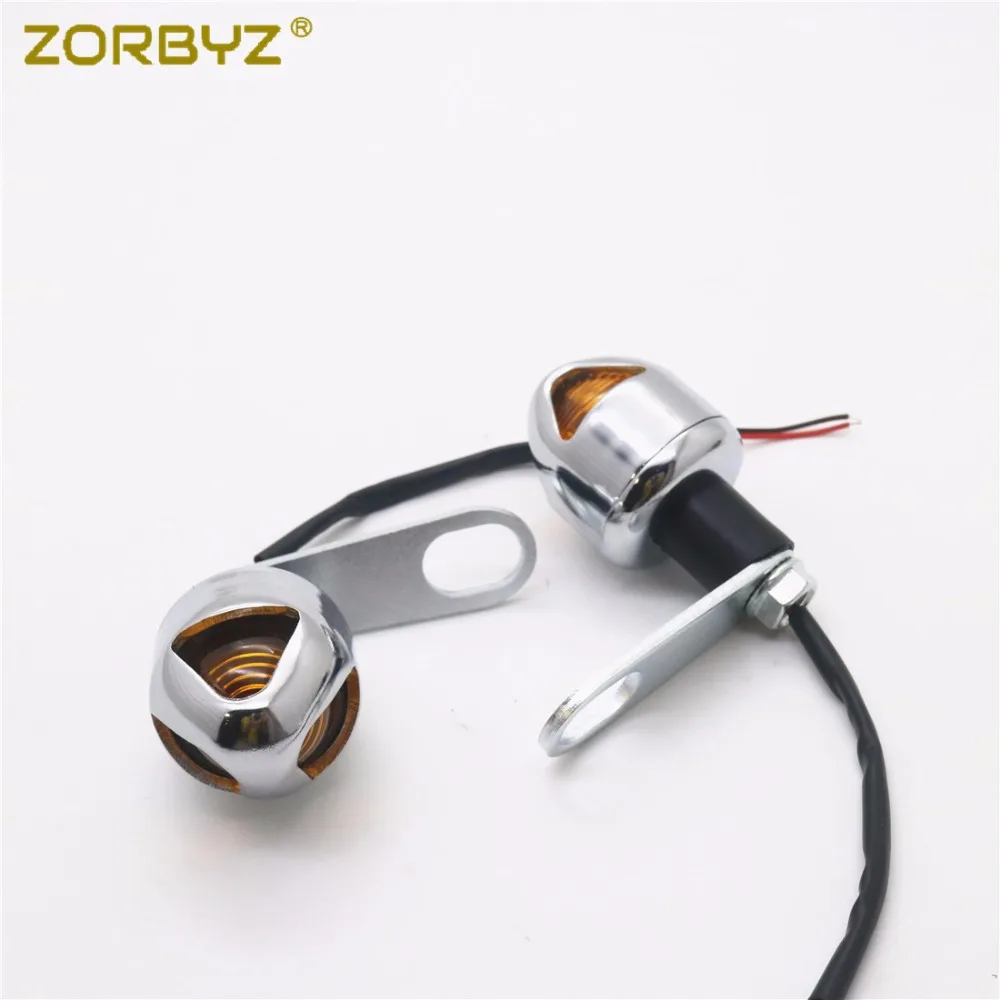 ZORBYZ хромированный светодиодный задний поворотный сигнальный фонарь держатель