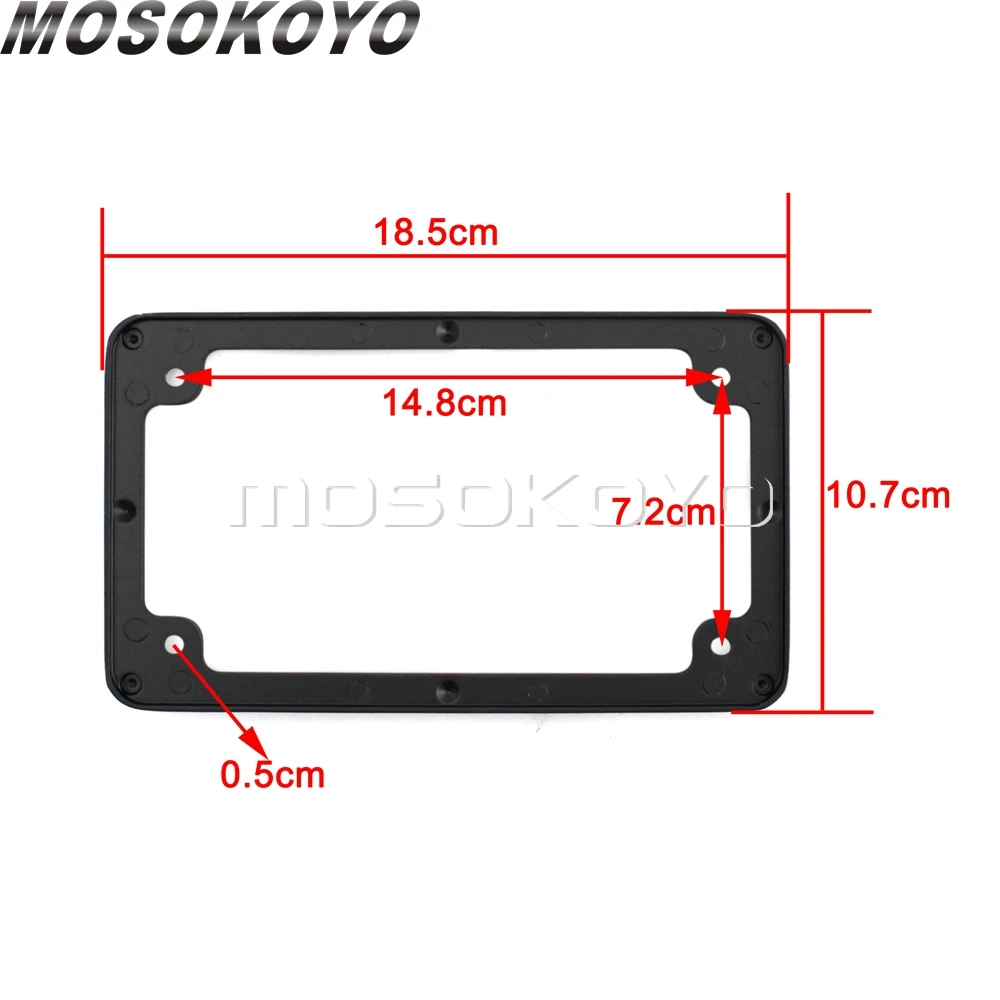 Универсальная рамка для номерного знака мотоцикла Harley Honda Kawasaki Yamaha Suzuki BMW BSA Ducati