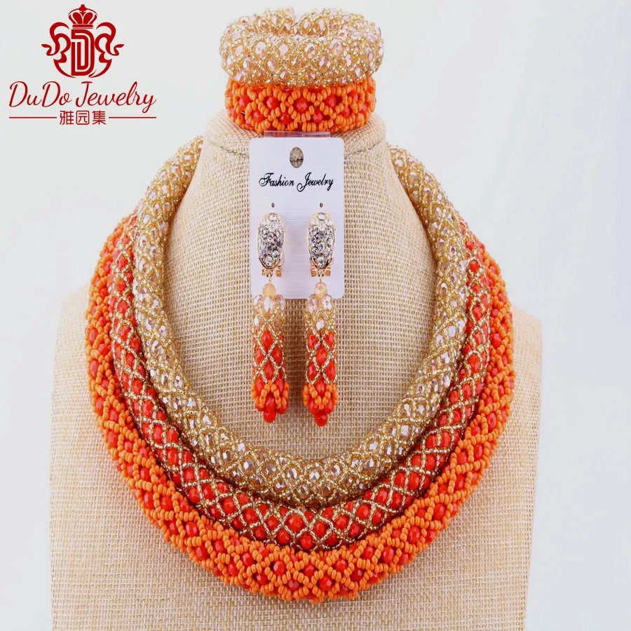 Комплект из колье и серёг в африканском стиле|set of beads|necklace setdesigner jewelry set |