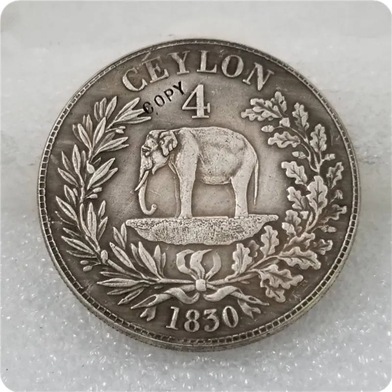 1830 UK George IV монета Корона 4rix долларов Монета серебряная КОПИЯ БЕСПЛАТНАЯ
