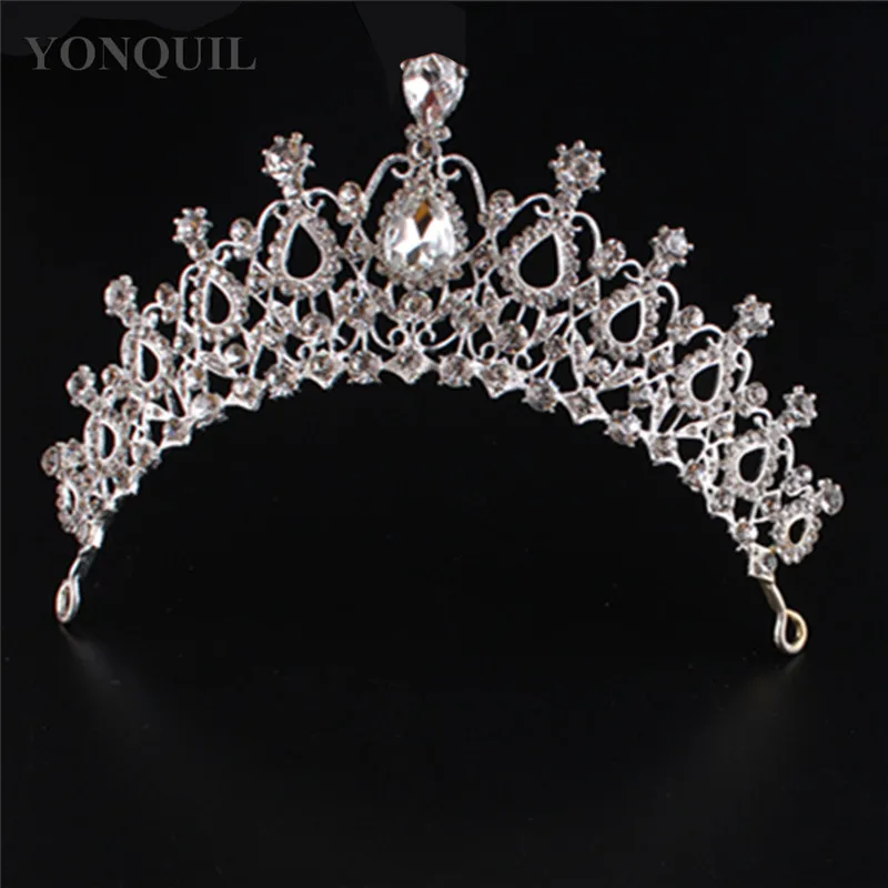 

New Style Hot European Designs Vintage Crystal Tiara Wedding Crown Bridal Tiara Headbands Rhinestone Tiaras Crowns Pageant