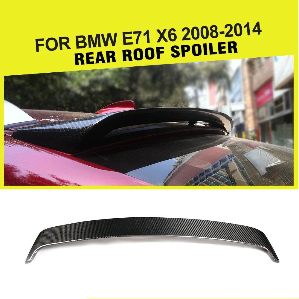 

Car-Styling Carbon Fiber Auto Roof lip spoiler wings for BMW X6 E71 2008-2013