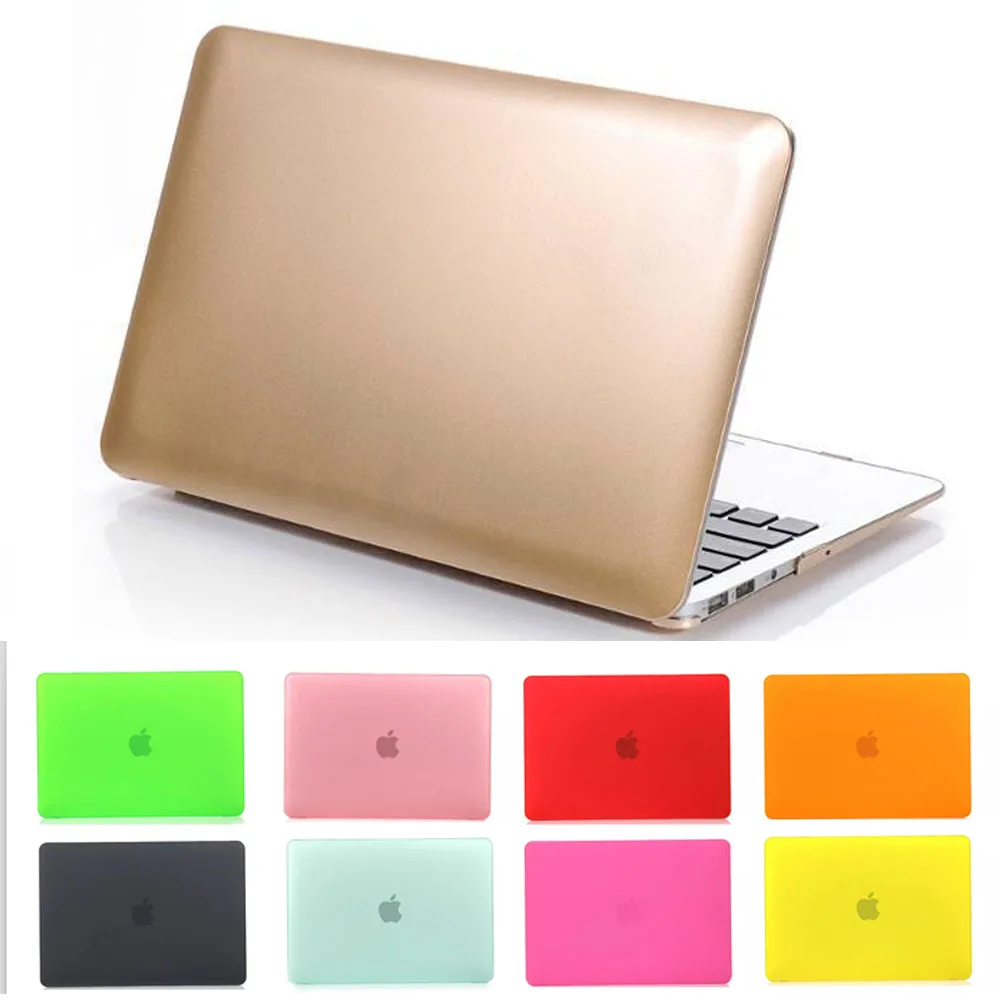 Ноутбук tranparent/матовый золотой чехол для mac ноутбука защитный Macbook air 11 13 pro 12 15