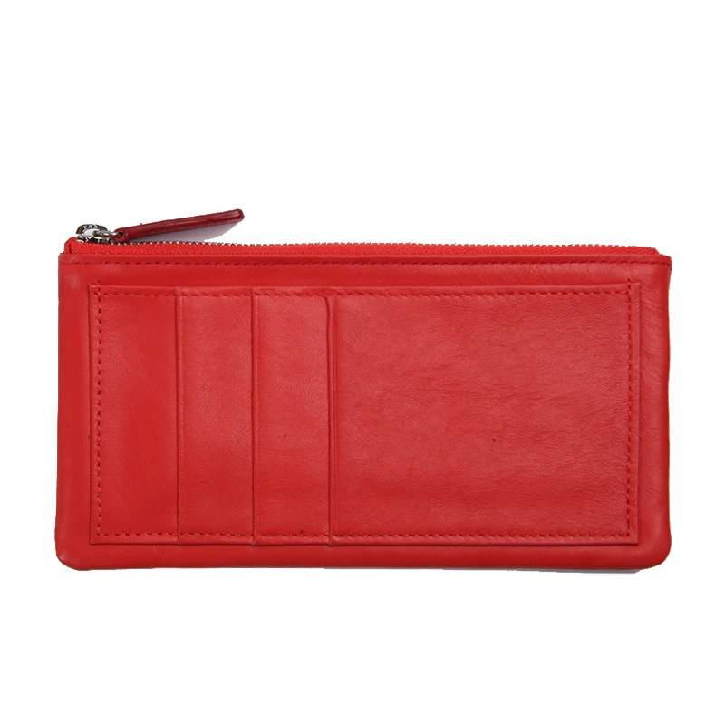 Кожаный кошелек Эмма Яо женские брендовые кошельки с отделениями для монет