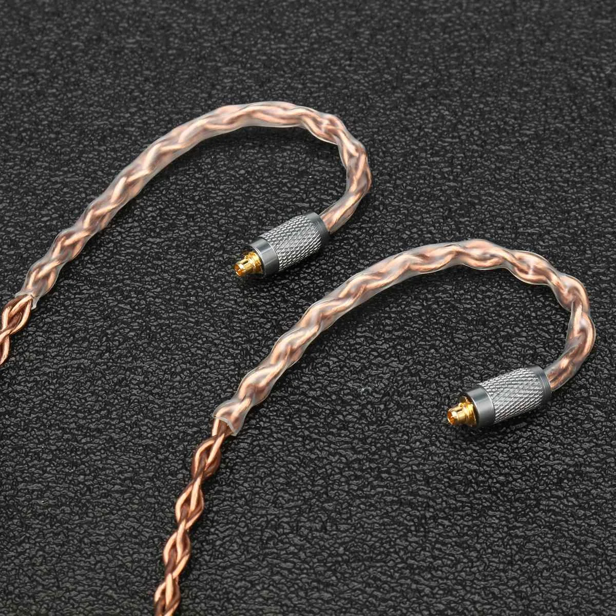 BGVP 400 провод OCC HiFi кабель для DM6 DMG DMS монитор наушники MMCX 0,78 мм наушники для меломанов кабель для наушников DIY