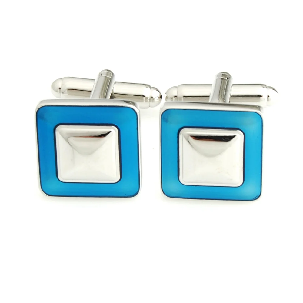 

Женские Модные Самые продаваемые квадратные эмалированные запонки черного, красного, синего цвета-оптовая продажа с завода