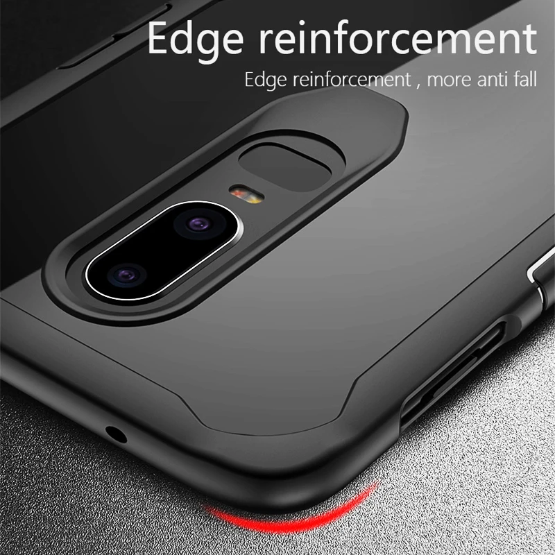 Oneplus 6 Чехол IPAKY Прозрачный для одного плюс Силиконовый акриловый гибридный ударопрочный прозрачный задний чехол OnePlus.