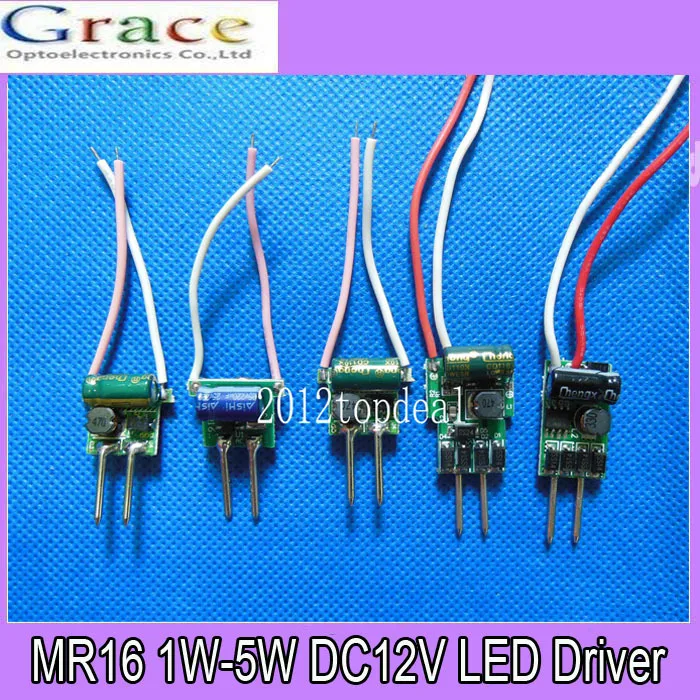 10 шт. MR16 1-3x1W 4x1 Вт 5x1 Вт 1 Вт, 3 Вт, 4 Вт, 5 Вт AC/DC 12V Светодиодный драйвер для MR16 светильник лампа