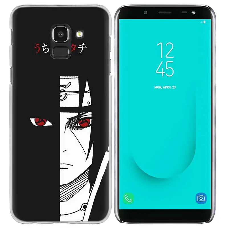 Героя аниме «Наруто Аниме Черный Жесткий ПК чехол КРЫШКА ДЛЯ samsung Galaxy J7 J5 J8 J6 J4 J3 J2 Plus Prime J8+ J6+ J4+ Fundas Coque