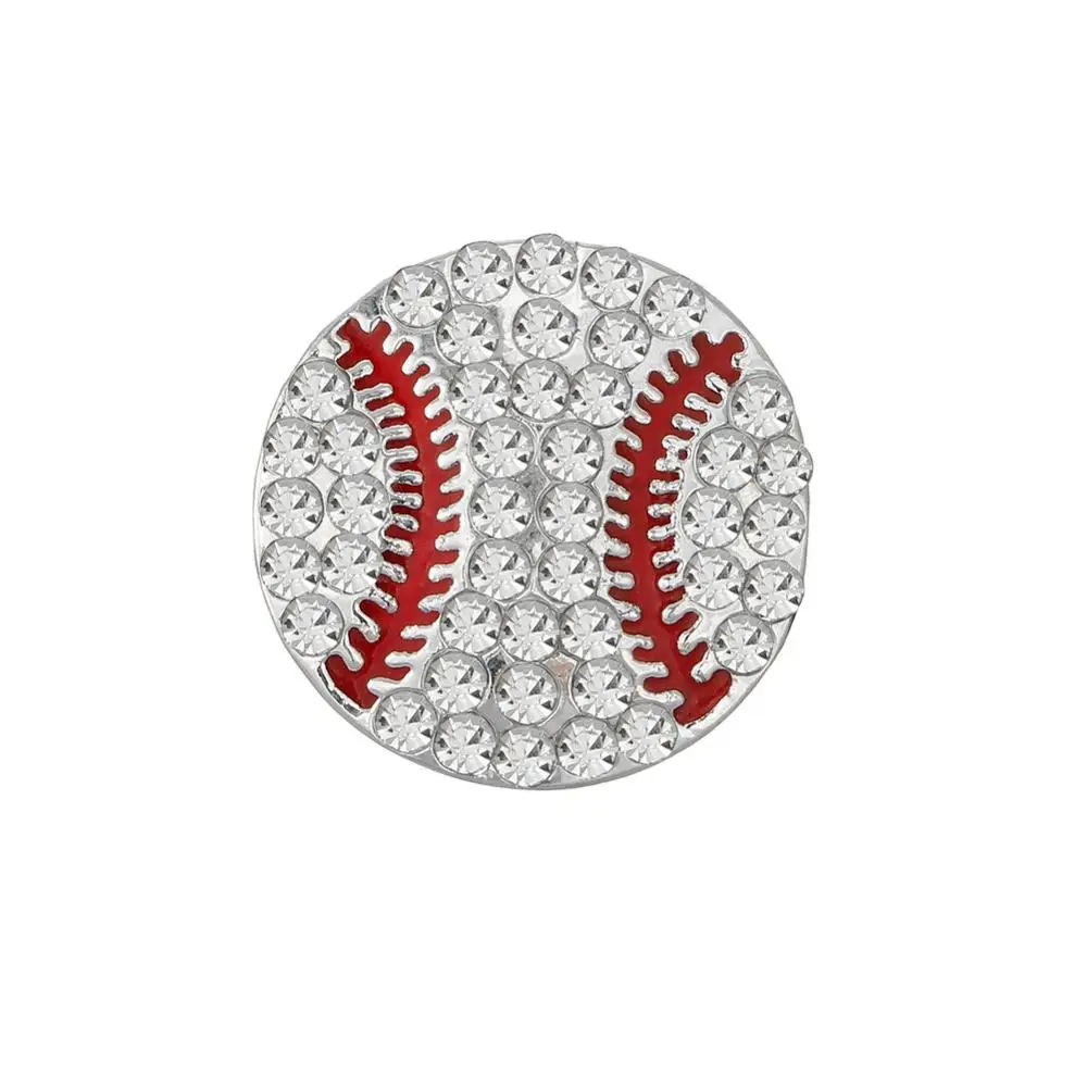baseball 2pieces 36 стили пуговицы с жемчугом и стразами flatback/хвостовик украшение для ремесла Сделай Сам DIY бигуди для волос с бантом, с цветочным проектом, 2 шт./упак - Цвет: baseball 2pieces