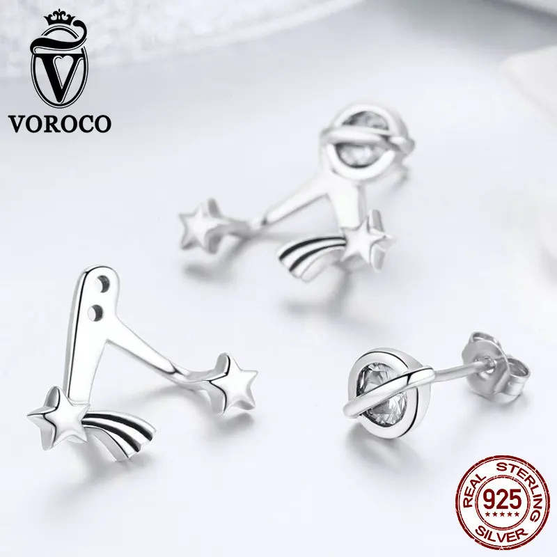 Женские серьги из серебра 925 пробы с фианитами | Украшения и аксессуары