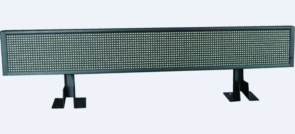 Синий 12 В светодиодный дисплей для автомобиля USB информационный вход