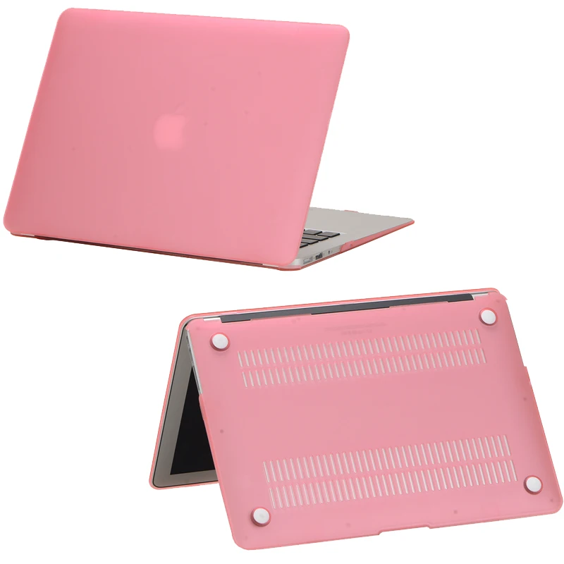 Прозрачная/матовая твердая прорезиненная Обложка для Macbook Pro 13 3 15 4 Retina 12 дюймов Air