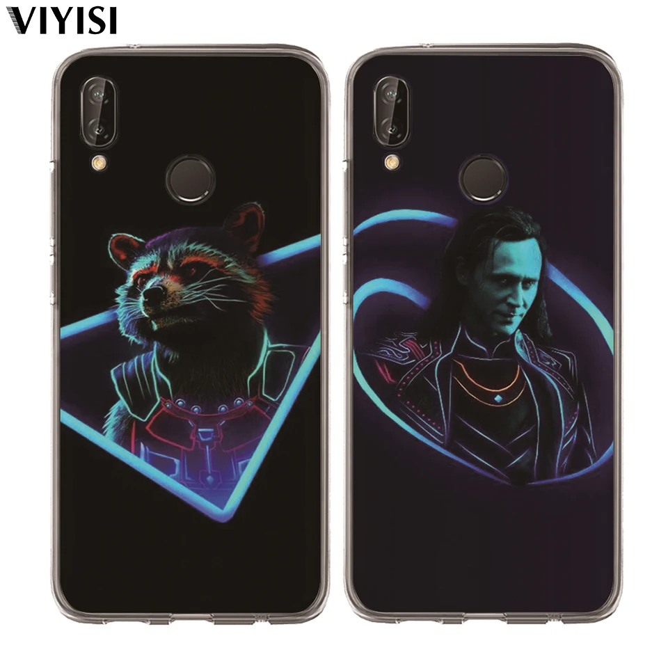 Модный чехол для телефона Huawei P30 Pro P20 Lite Mate 20 9 10 P10 Marvel Мстители Дэдпул Человек-паук