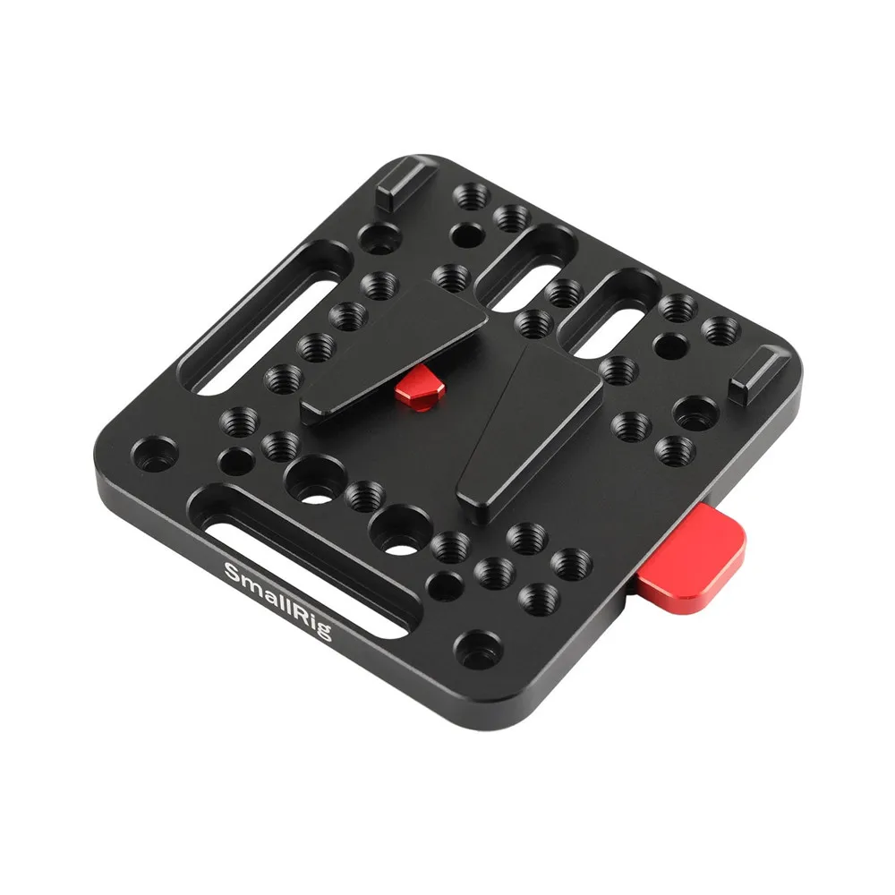 SmallRig V-Lock монтажный комплект Женский v-док мужской v-замок БЫСТРОРАЗЪЕМНАЯ пластина для DSLR камеры клетка/монитор рамка/наплечный коврик-1846