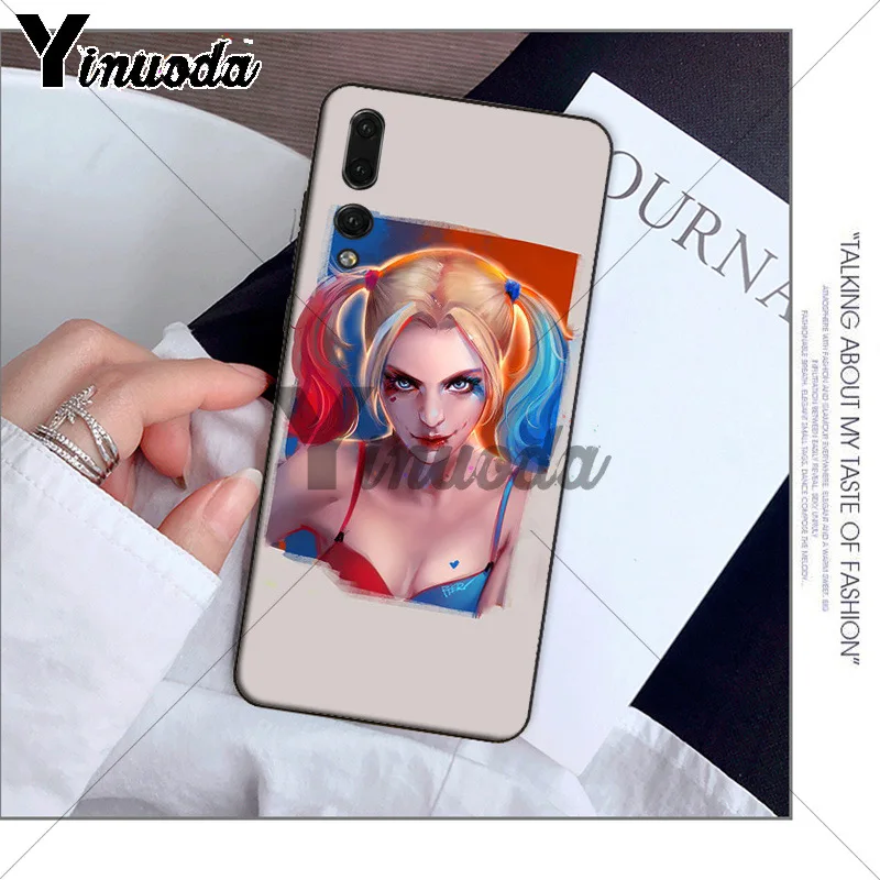 Чехол для телефона Yinuoda Harley Quinn отряд самоубийц Joker Wink Huawei P10 plus 20 pro P20 lite mate9 10 honor