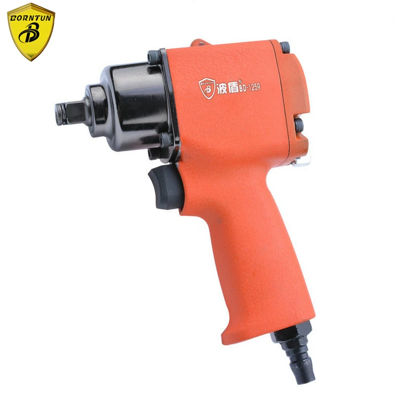 

Borntun 1/2" Double-hammer Pneumatic Air Impact Wrench Industrial 2-hammer 12.7mm Car Tyre Repairing Maintenance Machine