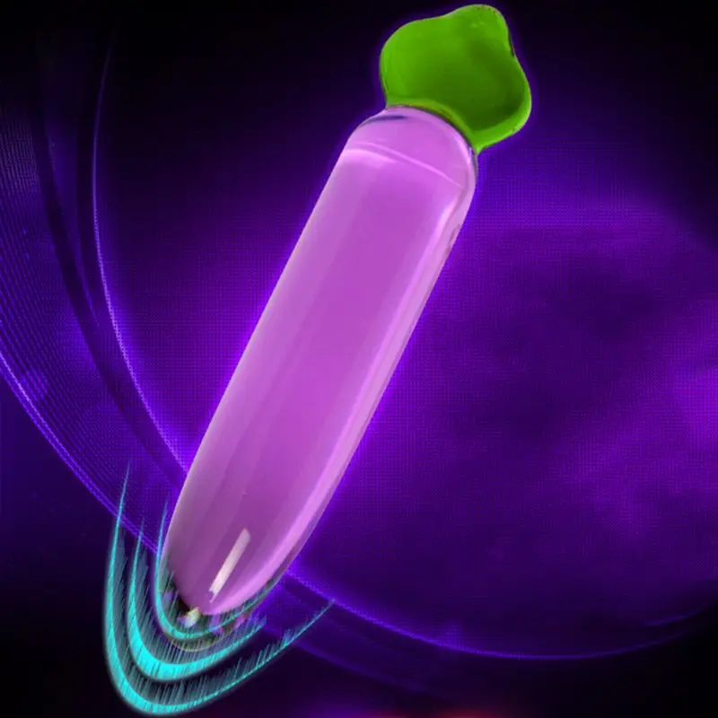 Стеклянный большой Анальная пробка секс Любовные игры персональный массажер для