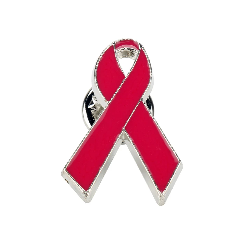 dongsheng Fight AIDS Zinc Alloy Enamel Brooch Red Bule Ribbon Badge Pins Gifts to Prevent Breast Cancer | Украшения и аксессуары