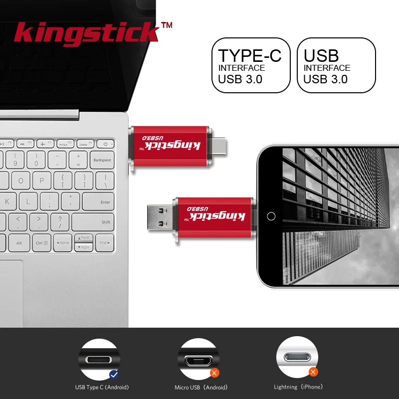 Новейший USB 3 0 Type C usb флеш накопитель 128 Гб 64 ГБ 32 16 ручка металлическая