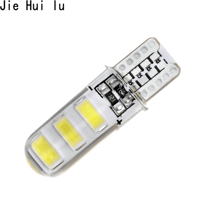 Светодиодная лампа T10 W5W WY5W 192 168 6 SMD 5630 5730 из силикагеля водонепроницаемая