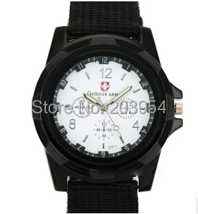 

New Solider Military Army Mens watch 1pcs/lot Sport fashion Canvas Fabric Strap Belt Quartz WristWatches Analog 5 Colors watches