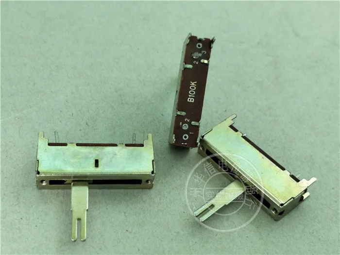 

Original new 100% 35MM sliding clipper single potentiometer B100K handle long 20MM high shell (SWITCH)