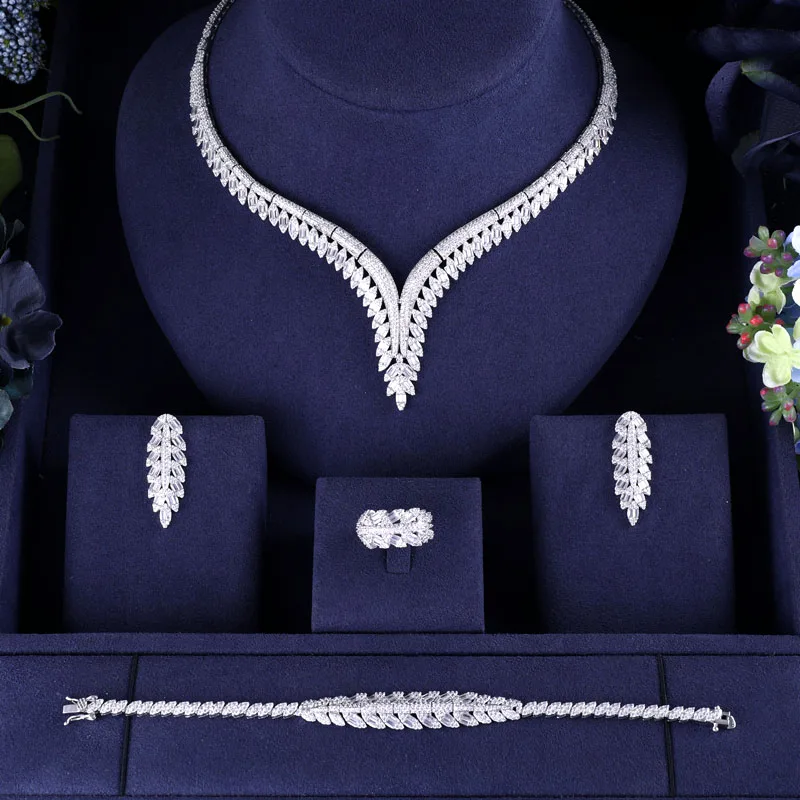 Jankely Горячая продажа Африканский 4 шт. свадебные комплекты ювелирных изделий