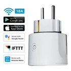 Умная розетка для переключателя Wi-Fi, Беспроводная розетка для ЕС, управление через приложение, голосовое управление, работает с Alexa Google Home Mini IFTTT
