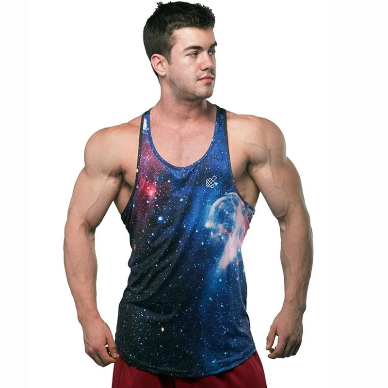GYMNORTH Camo майка мужская с 3D принтом Canotta бодибилдинг одежда 2018 для фитнеса без