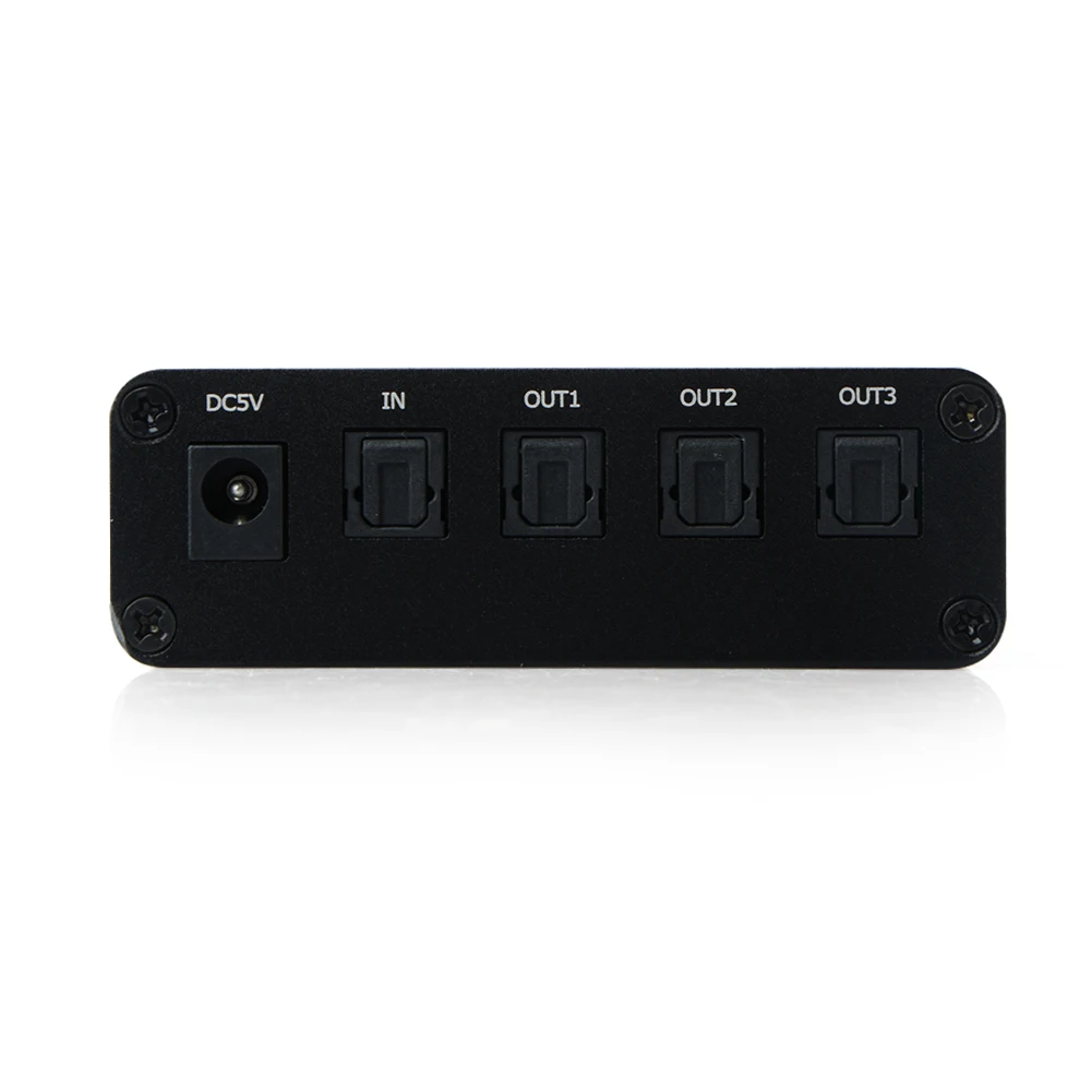 Цифровой оптический аудио переключатель высокой четкости 3 порта SPDIF Toslink