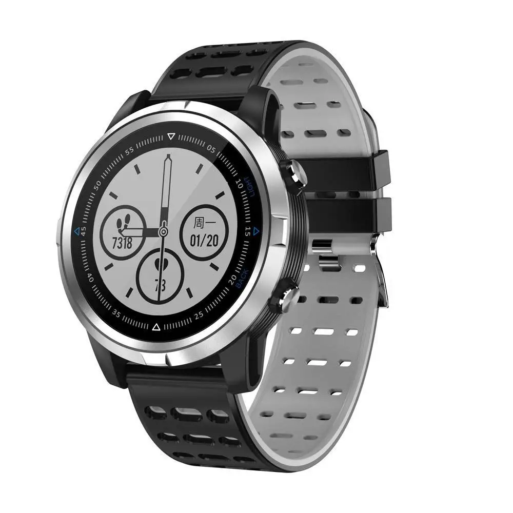 Silver N105 IP68 Водонепроницаемые Смарт-часы gps монитор сердечного ритма фитнес-трекер Браслет несколько языков приложения для iPhone samsung Huaw - Цвет: Silver