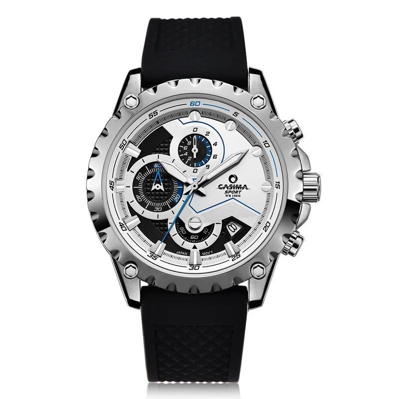 Роскошные брендовые часы мужские кварцевые из нержавеющей стали спортивные