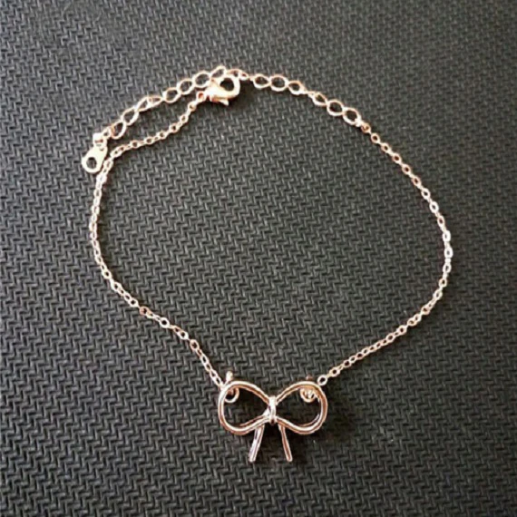 DIANSHANGKAITUOZHE 10Piece Gold Vintage Bownot Bracelets For Women Girls Cute Hand Chain Knot Femme &amp Bangles Bff | Украшения и