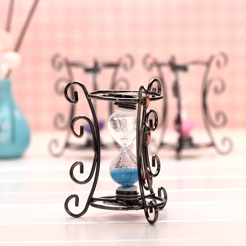 Античная песочные часы полка утюг ремесла изысканный стол украшения ретро