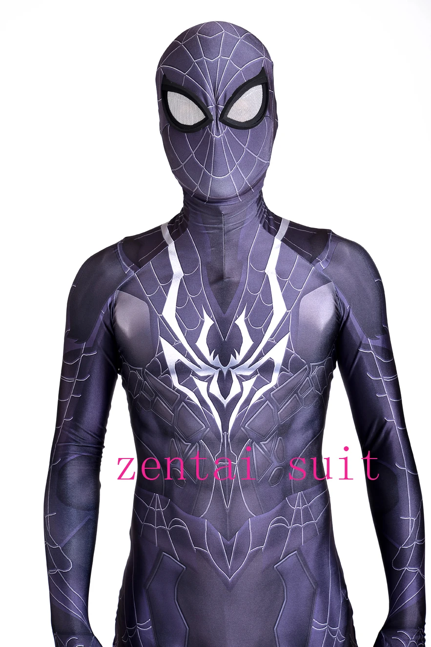 Костюм Человека паука Venom с 3D принтом Play Arts Kai Symbiote костюмы для косплея спандекс