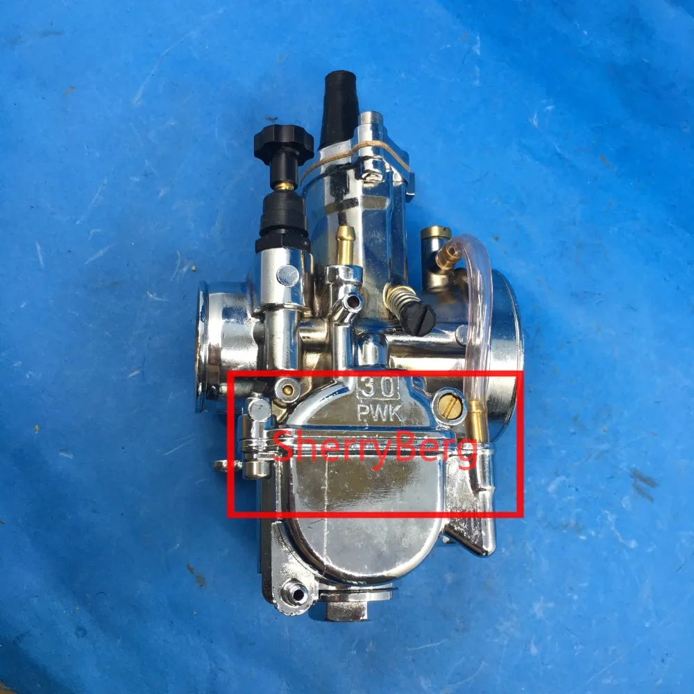Карбюратор SherryBerg PWK 30 мм 30PWK карбюратор 150cc 160cc 200cc 250cc хромированный ПОДХОДИТ для OKO