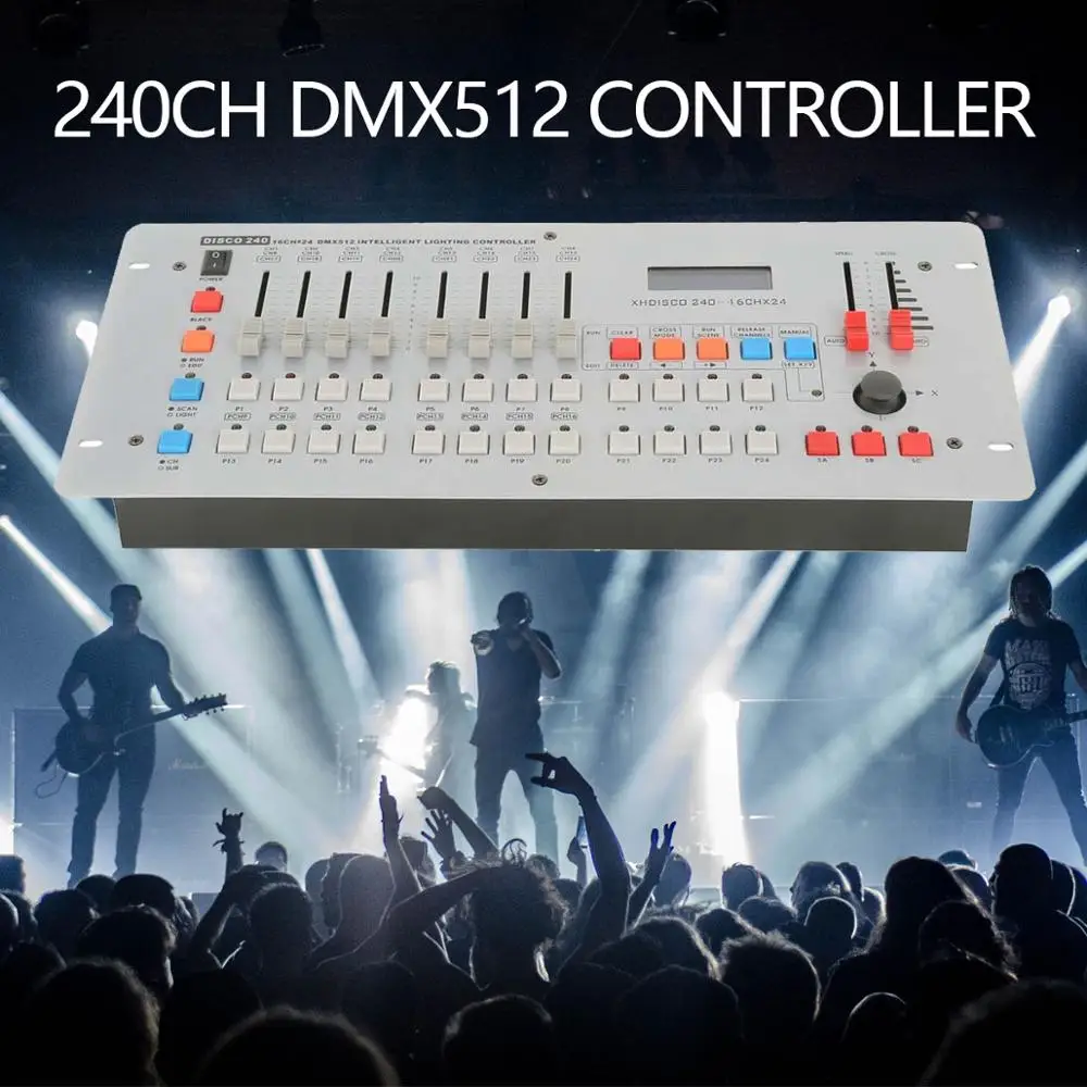 

240CH DMX512 Контроллер движущийся головной свет оператора студийное освещение для вечеринки консоли