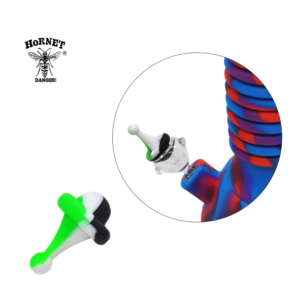 HORNET Премиум гироскоп форма FDA Силиконовый карбюратор крышка даббер воск масло