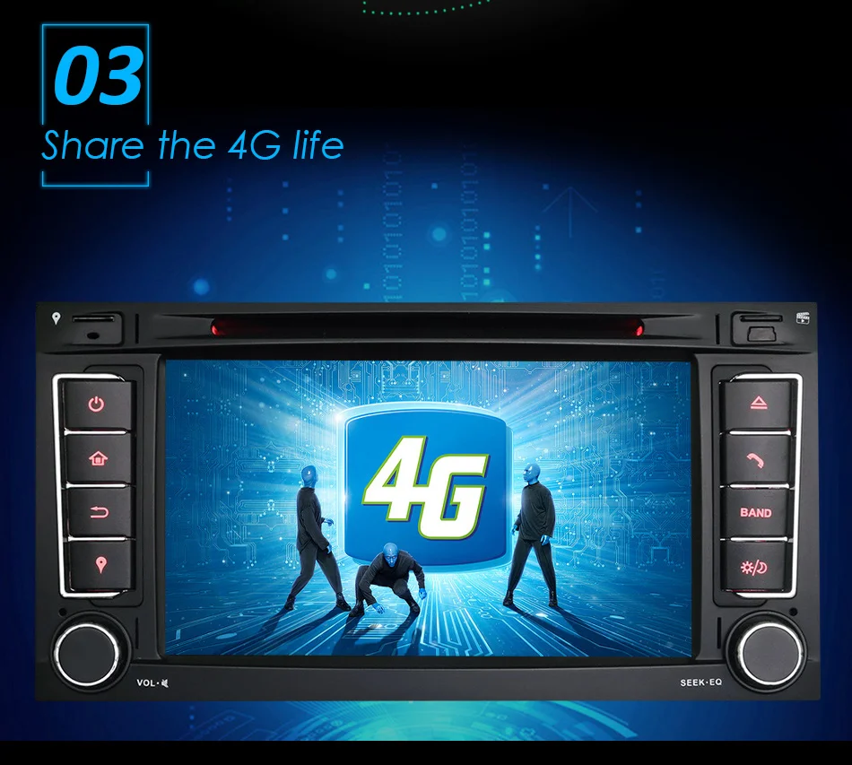 Eunavi 2 Din Android 9 автомобильный dvd-плеер gps Navi для VW/Volkswagen/Touareg/Transporter T5 с Canbus Wifi стерео радио FM DSP RDS