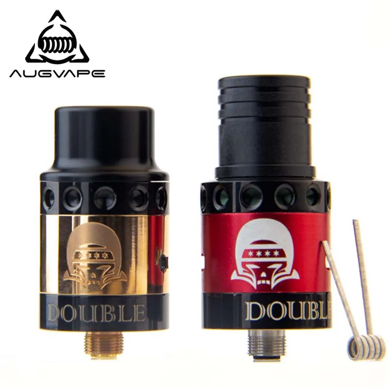 Augvape распылитель с двойным видением RDA диаметром 22 мм 304 нержавеющая сталь колоды