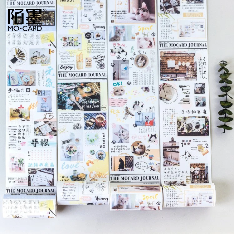 MOCARD JOURNAL Life Travel Magazine лента для декорации Washi DIY планировщик скрапбукинга