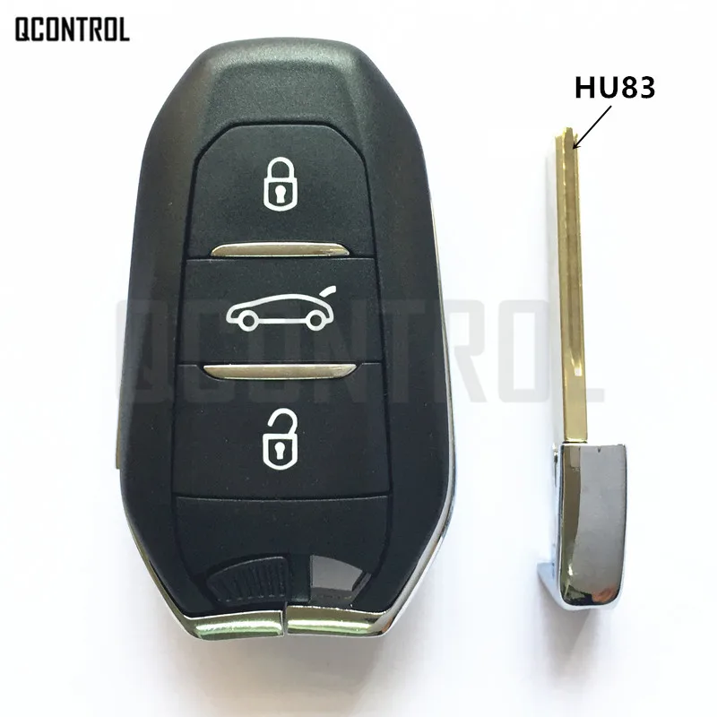 Qcontrol Автомобиль Smart Remote ключ для Citroen C3 C4 C5 Aircross Grand Picasso кактус C-Crosser 434 мГц